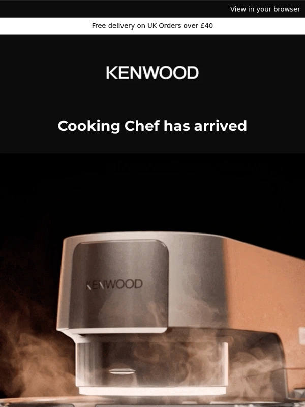 Kenwood - A new era of Cooking Chef is here