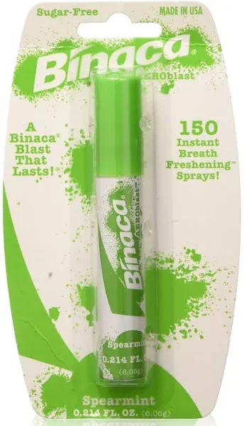 Binaca AEROblast Sugar-Free Spearmint