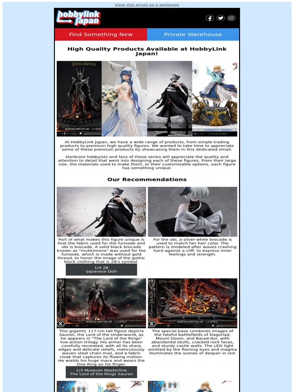 HLJ - Premium Figures for the Most Dedicated Fans ?