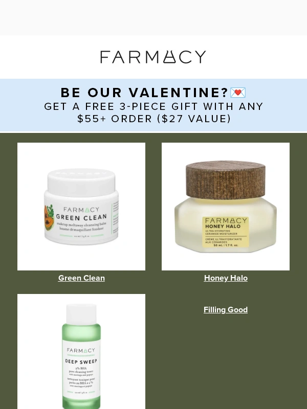 Farmacy Beauty - Last-Minute V-Day Gifting? ?