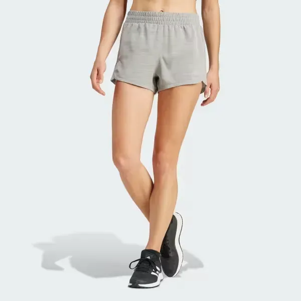 Pacer Training 3-Stripes Woven Mid-Rise Shorts