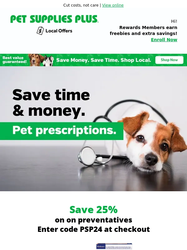Pet Supplies Plus - Save 20% on your first Rx,plus more with Autoship