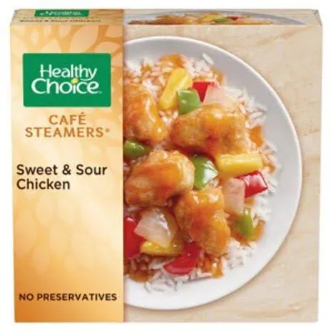 Healthy Choice Cafe Frozen Steamers Sweet & Sour Chicken Meal 10 oz