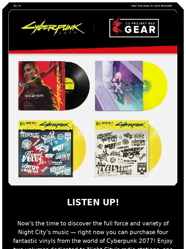 Cyberpunk - Vibe to Cyberpunk Beats: Vinyl Soundtracks Now Available for Pre-order!