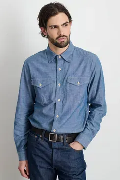 Alex Mill Fred Shirt in Chambray