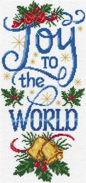 Joy to The World Cross Stitch Leaflet
