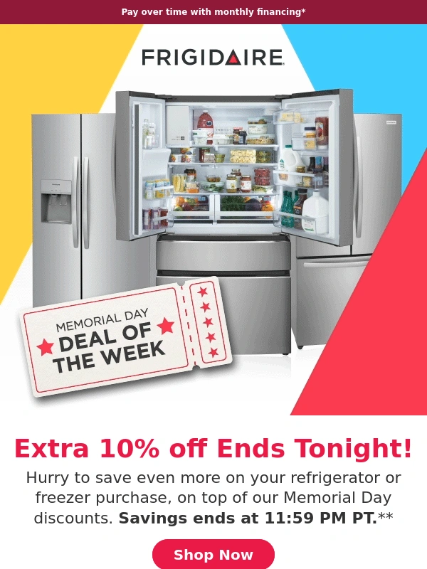 Frigidaire - Chill out with ice-cold savings