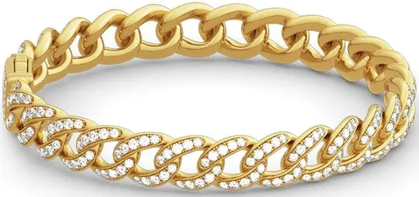 Jeulia Round Cut Sterling Silver Bracelet