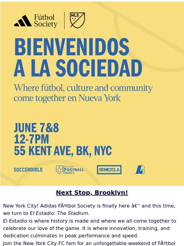 Google Play - Adidas Fútbol Society lands in NYC!