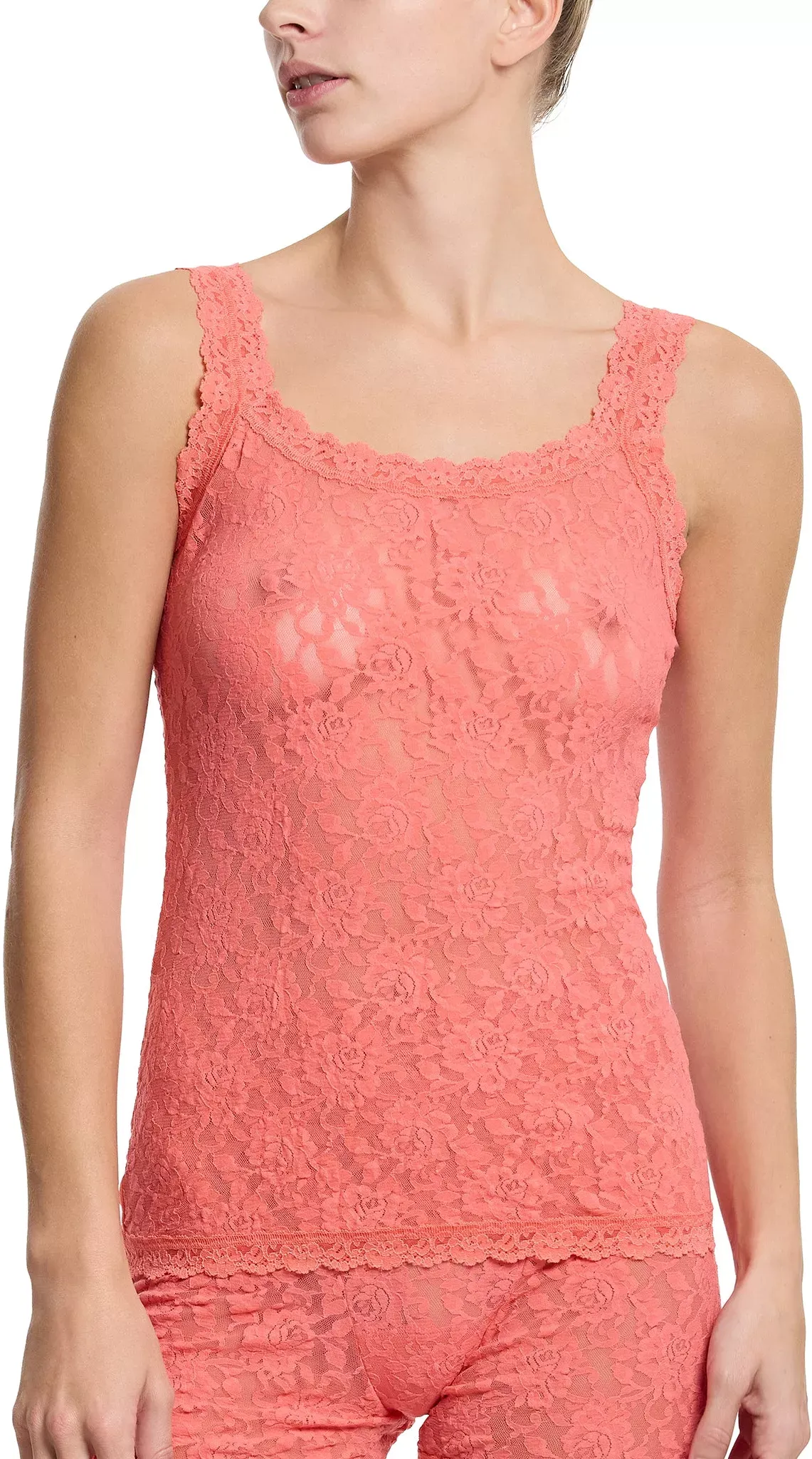 Hanky Panky Women's Signature Lace Classic Cami - Courageous Coral, L