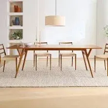Mid-Century Extendable Dining Table (39"–92")