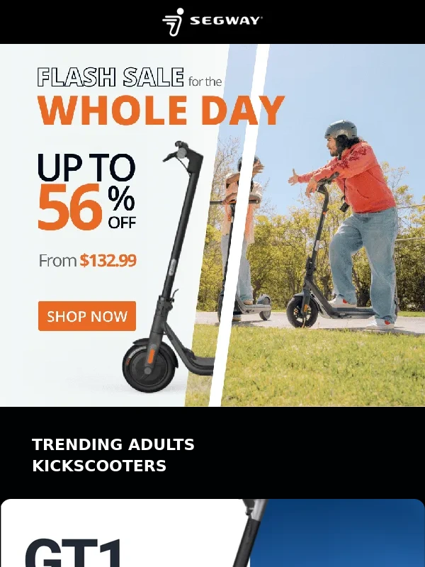 Segway - Ready for Flash Sale? Shop Scooters from $132.99