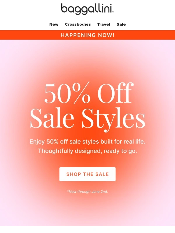 baggallini - Happening Now: 50% Off Sale