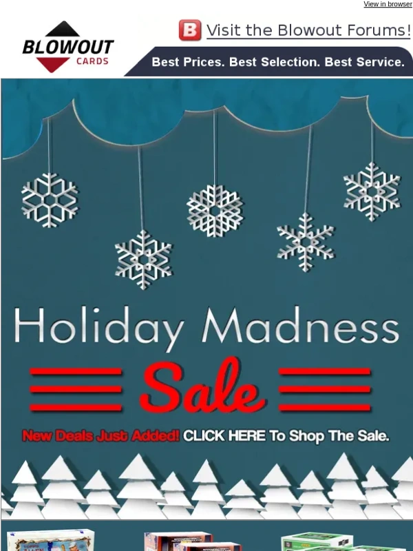 Blowout Cards - Holiday Madness: Shop hundreds of Weekend Deals right now!