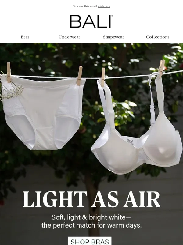 Bali Bras - Slip into Spring Whites ??
