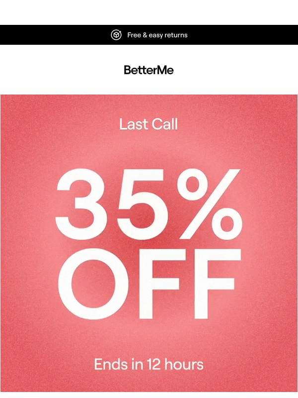 Betterme - Long Weekend Sale Ends Tonight