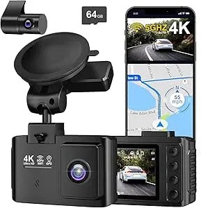 Wanlipo A13 4K Dual Front and Rear Dash Cam