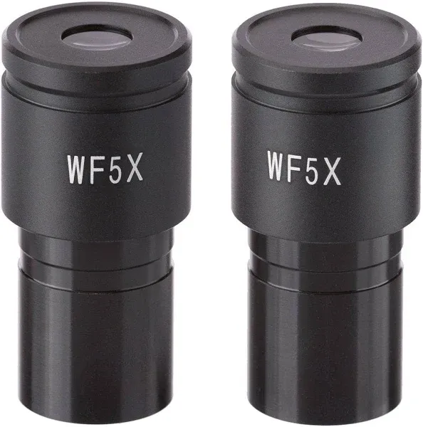 AmScope Microscope Eyepieces 5X Pair