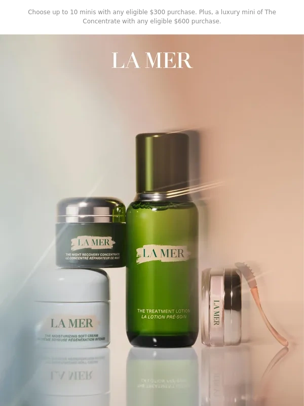 Creme de la Mer - Pamper on the go with these travel-friendly sizes
