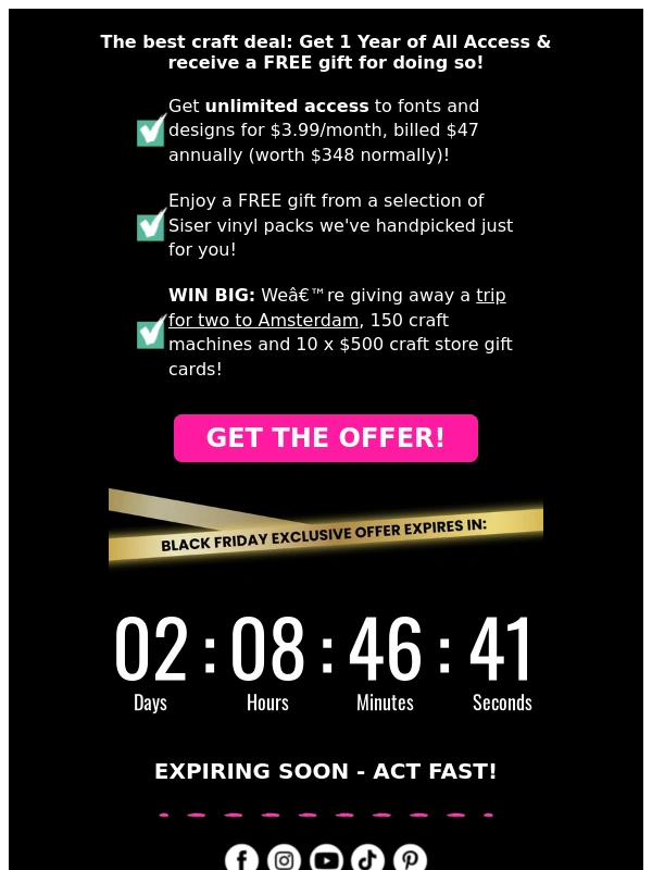 Creative Fabrica - ? Ending Soon! Save on 1 Year All Access + Get Free Gift ?