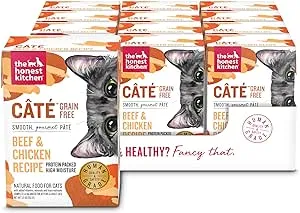 The Honest Kitchen Câté™ Grain Free Beef & Chicken Pâté Wet Cat Food, 5.5 oz (Pack of 12) $26.49