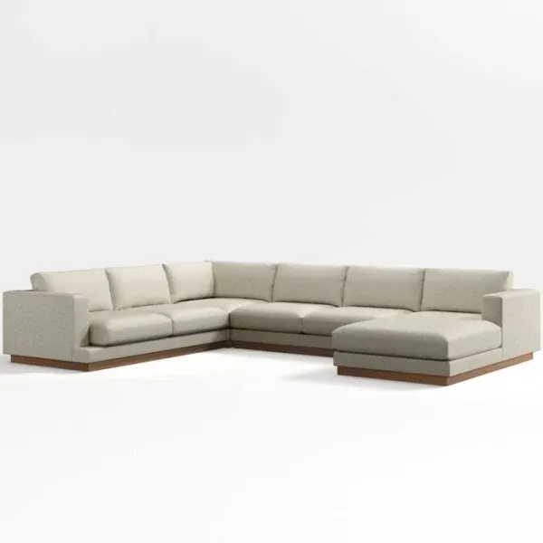Tidal 4-Piece L-Shaped Sectional Sofa with Right-Arm Chaise