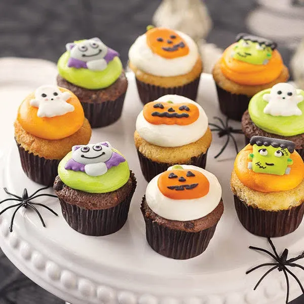 Ghoulish Mini Cupcakes
