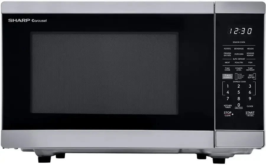 Sharp 1.4 Cu. Ft. 1100W Smart Countertop Microwave Oven