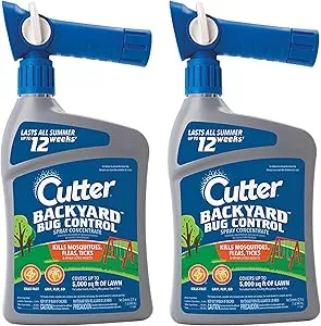 Cutter Backyard Bug Control Spray Concentrate (2 Pack), Kills Mosquitoes, Fleas & Listed Ants, 32 fl Ounce $14.52