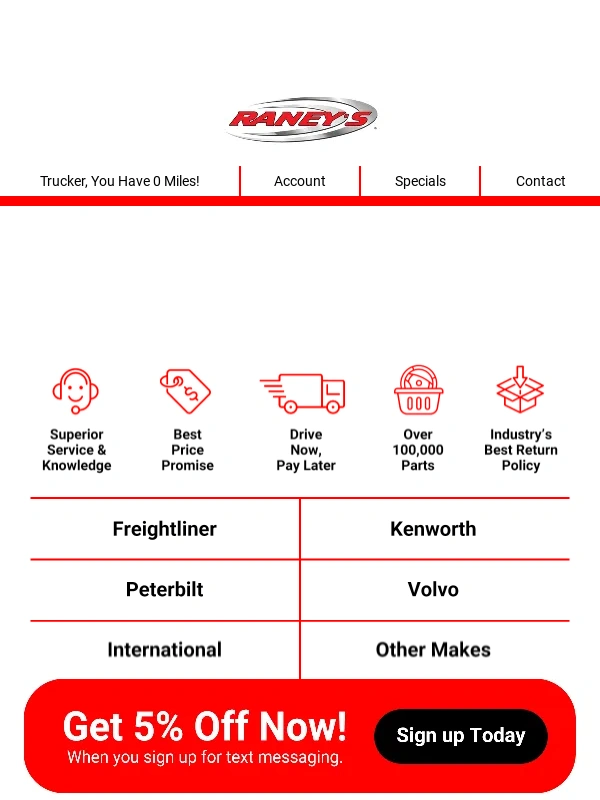 Raneys Truck Parts - Sale EXTENDED: This is Your Last Chance!