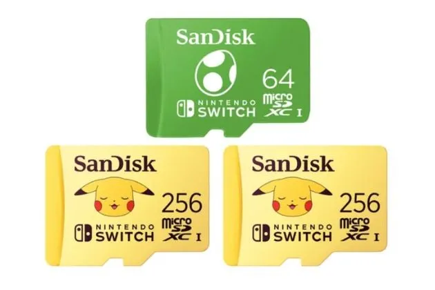 SanDisk microSDXC Card for Nintendo Switch Bundle (576 GB Total)