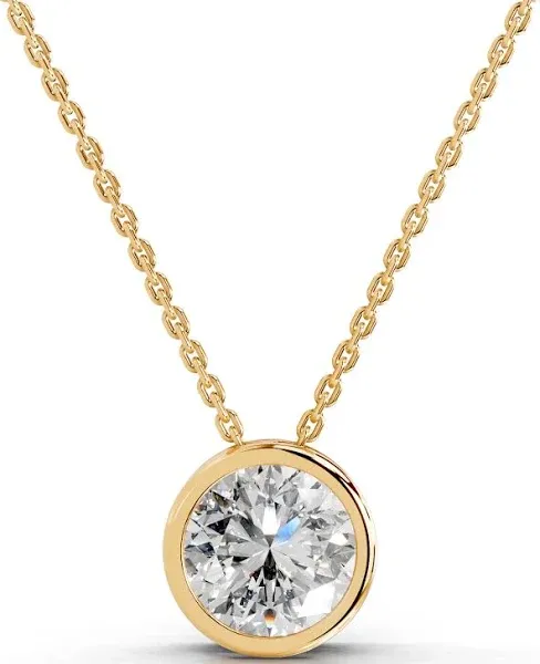 Beyonce Diamond Pendant -18K Yellow
