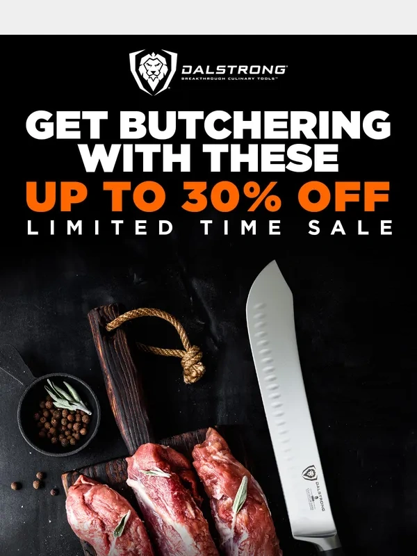 Dalstrong - Butcher Knives Up To 30% Off!