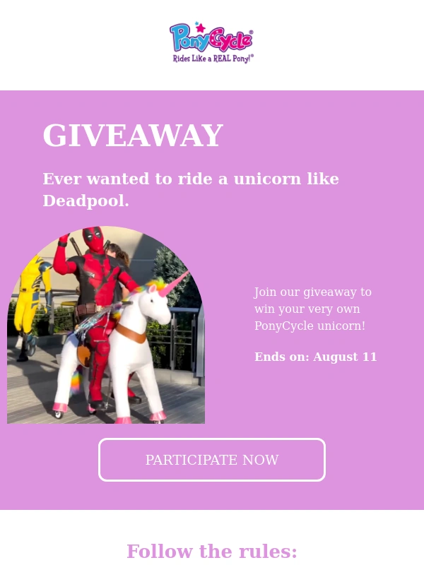 PonyCycle - GIVEAWAY! Win Your Own PonyCycle® Unicorn Today!
