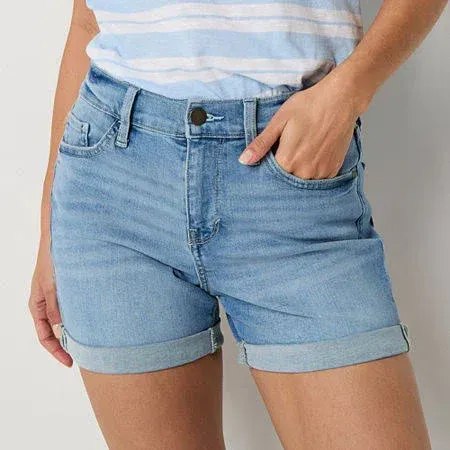 A.N.A Womens High Rise 5-inch Denim Short