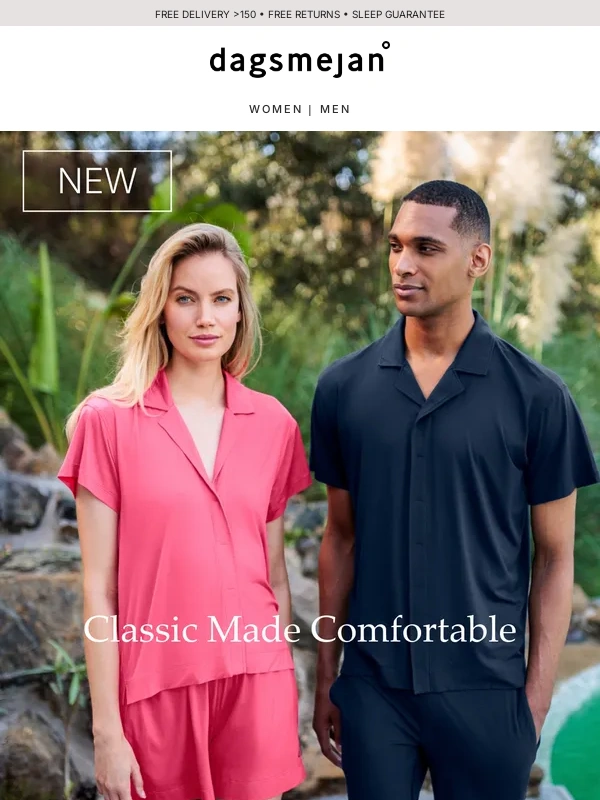 Dagsmejan - Relax in Style: The New Classic Pajamas Are Here