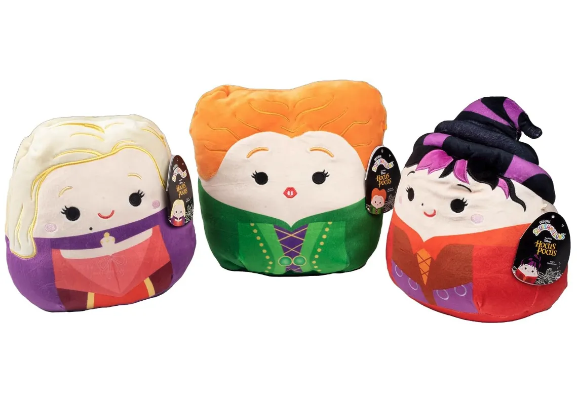 Squishmallow 8-Inch Halloween Hocus Pocus Witches