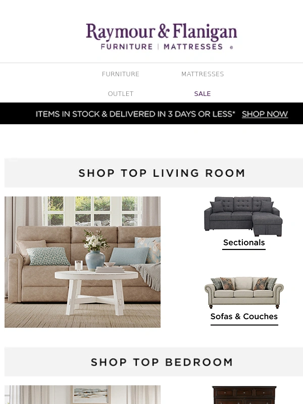Raymour & Flanigan - Memorial Day deals end soon!