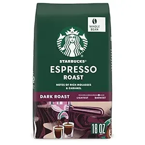 Starbucks Whole Bean Espresso Dark Roast Coffee
