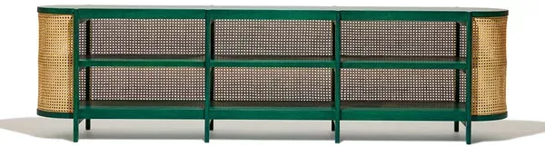 Industry West Cane Console - Green