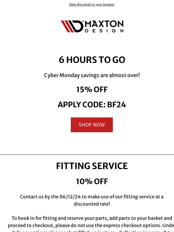 Maxton Design - CYBER MONDAY SALE
