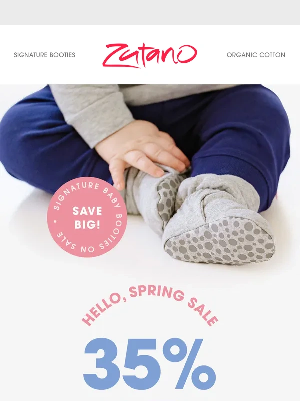 Zutano - Don't Miss 35% Off Cute Baby Booties!