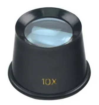 SE Mi120p 10x Black Plastic Eye Loupe Lens