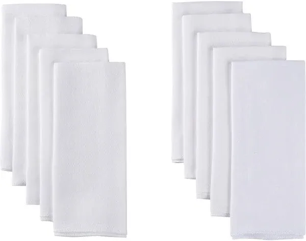 Gerber Baby 10-Pack Flatfold Birdseye Cloth Diapers
