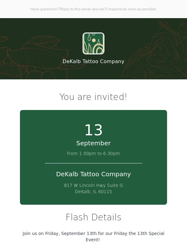 Afterpay - You're invited to our Friday the 13th special event!