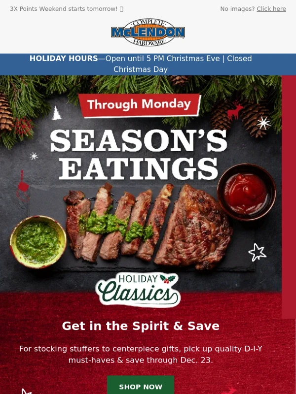 McLendons - ⛄ Hot grills & Nat’l Ugly Sweater Day deals