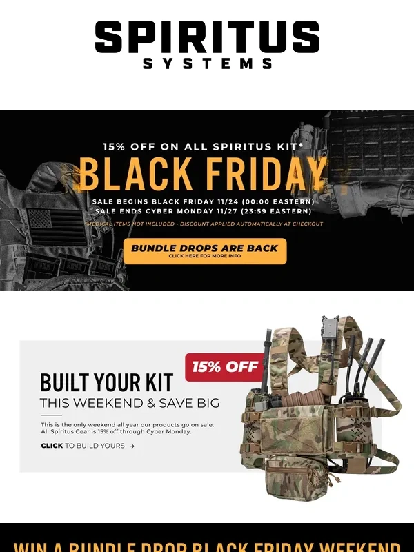 Spiritus Systems - The Only Spiritus Systems Sale all Year is LIVE Now