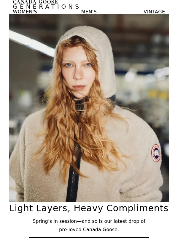 Canada Goose - The Spring Edit: Pre-Loved Pieces for Rain or Shine