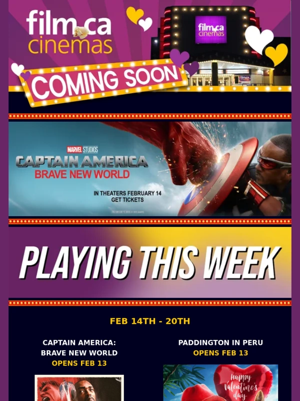 Film - Celebrate Family Day Weekend at Film.Ca Cinemas! ?