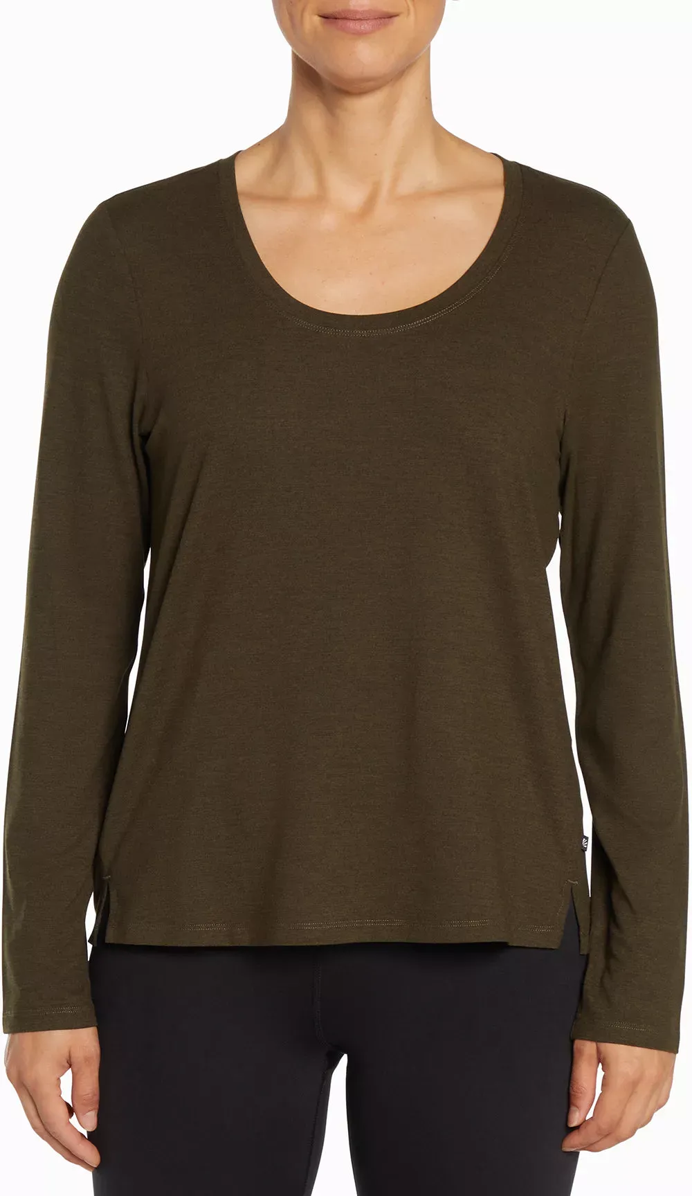 Marika Susan Long Sleeve Jersey Top - Heather Rosin Heather Rosin / L